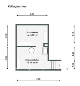 Grundriss Kellergeschoss