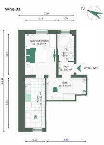 Grundriss Whg 03